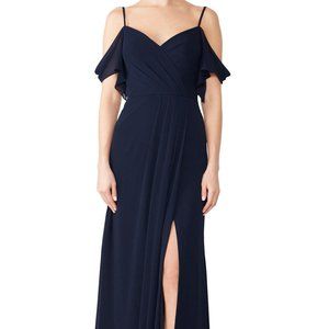Watters & Watters Womens Size 6 Navy Aldridge Gown